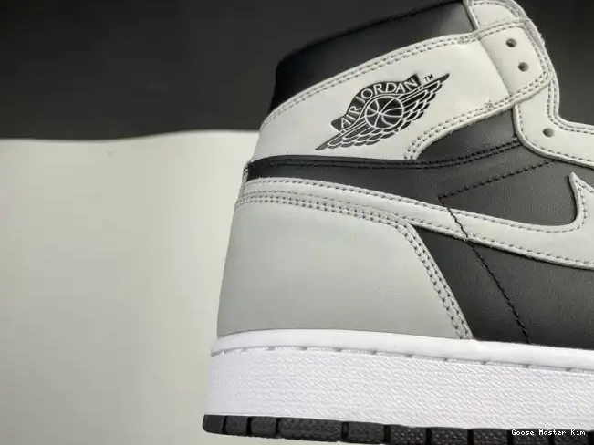 White Light 1 Grey Jordan Smoke Black 555088-035 High Retro Air 0518